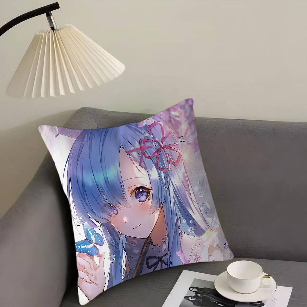 Рем Рам Мультяшная Анимация Наволочка Мультяшный Подарок Наволочка Декор Спальни Дома Дивана Кресла Сиденья Наволочка