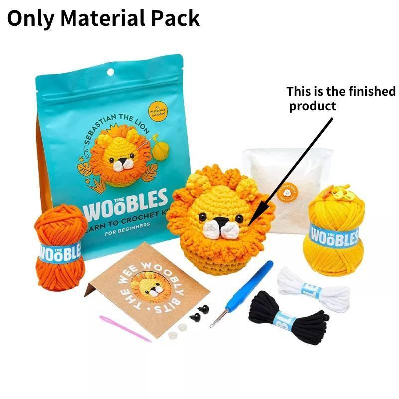 Набор для начинающих вязальщиков крючком с увлекательными видеоуроками для создания животных своими руками в весеннем сезоне 2023 года