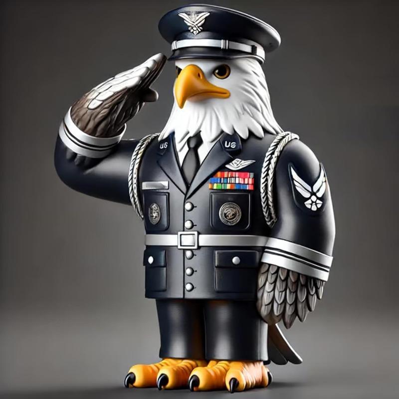 Скульптура орла, настольная статуя ветерана с благодарностью ко Дню памяти и Дню ветеранов, патриотический декор для домашнего офиса (армия)