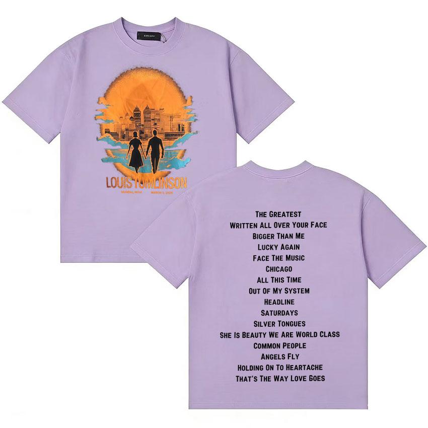 Louis Tomlinson Trendy Album 2026 T Shirt Unisexs Women Summer Short Sleeve Casual Tshirts High Quality Oversized Tshirt Fans Gift