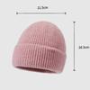 Однотонная шапка Осень Зима Женская Теплая Защита Ушей Вязаная шапка Мужская Шапка-чулок Лыжная Шапка-бини EMA