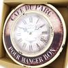 [M7777] - Café Du Parc 'Terroir Français' Metal Clock (24 Cm)