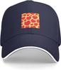 Love Heart Seamless Pattern Baseball Cap Polyester Sun Protection Casual Adjustable Hats for Unisex