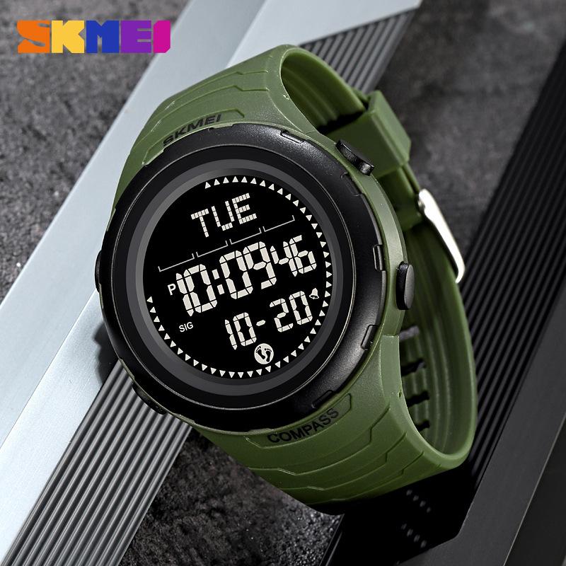 Moment America новые спортивные электронные часы-шагомер для альпинизма, компас, многофункциональные водонепроницаемые часы