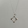 eveningbell [silver925] Tinsel necklace (2color)