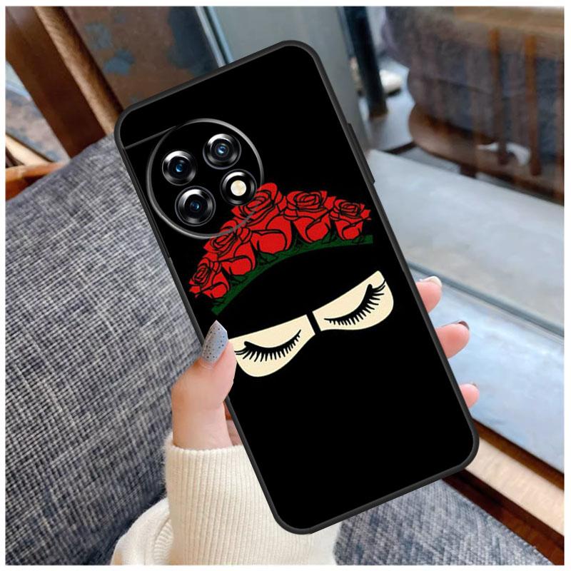 Арабский Мусульманский Исламский Чехол с Глазами Девочки Для OnePlus 15 13 12 11 10 9 Pro 13R 13T 12R 10T 8T Nord CE 5 2 3 4 Lite N20 N30 Чехол