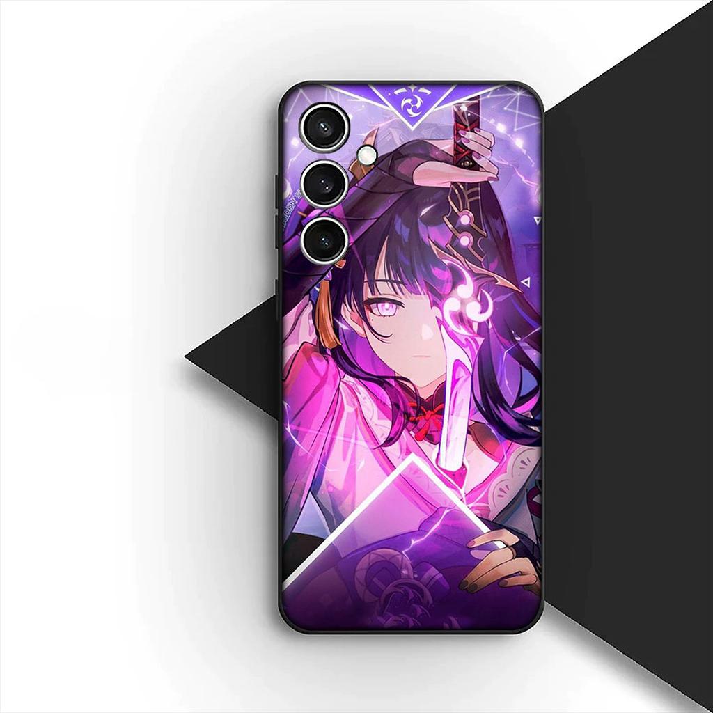for Motorola Moto G55 G45 G75 G85 G35 Edge 50 30 Fusion 40 NEO Ultra Pro Phone Cover Soft Case Genshin Baal Raiden Shogun Impact