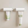 White Toothpaste Squeezer Plastic Toothpaste Dispenser Holder Toothpaste Clip  for Bathroom