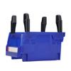 Стойка для хранения деталей Настенная Штабелируемая Ящик для инструментов Магазина Органайзер для винтов Утолщенный Наклонный рот Комбинированный тип Синий