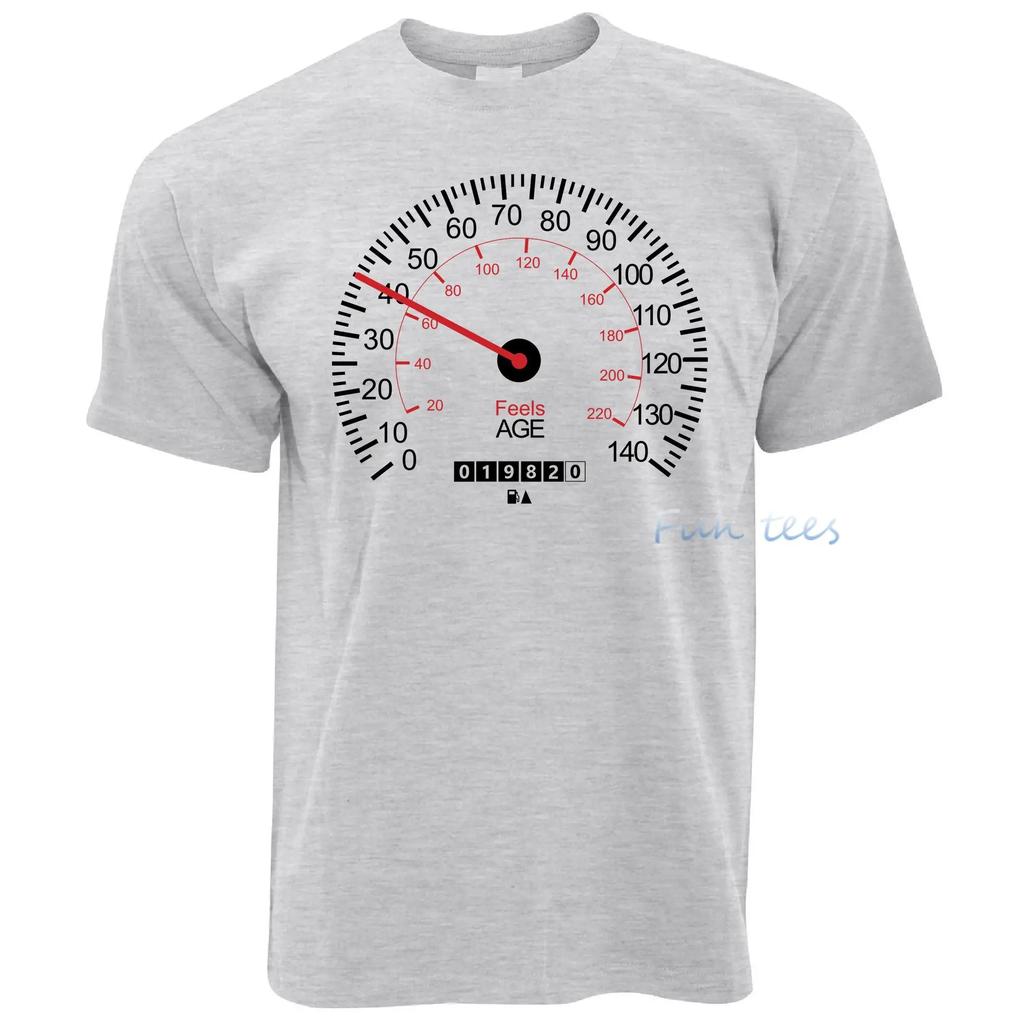 Мужская футболка на 20-40-50-60-й день рождения с изображением спидометра автомобиля (1962) Идея подарка на шестидесятилетие: футболка для папы, парня, мужа, футболки с графическим принтом