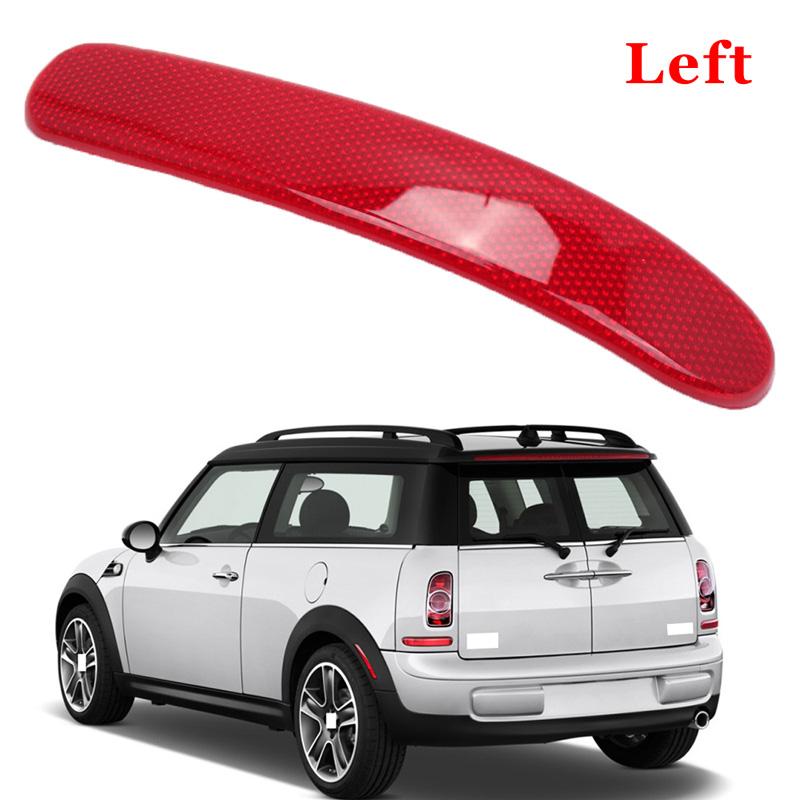 Red Lens Car Rear Bumper Reflector Lights Housing Replacement for BMW for Mini Cooper Clubman R55 2008-2014 Night Driving Safety Warning Lamp