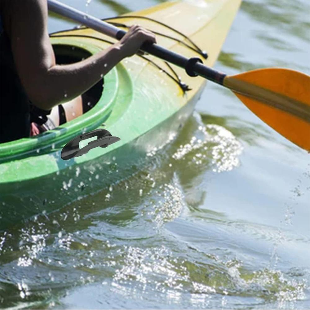 4Pcs Abs Black Kayak Paddle Holder Clips For Canoe Boat Marine Mount Accessories