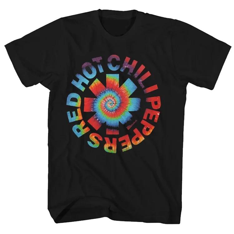 Повседневные футболки Red Hot Chili Peppers Крутые Забавные Мужские Женские Хлопок Короткий Рукав Оверсайз Уличная Одежда Дети Мальчик Девочка Летний Топ