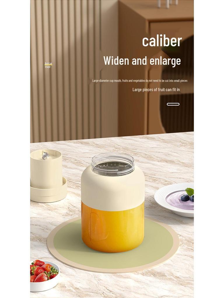 Кубок Соковыжималка: Большая вместимость, беспроводной, портативный, многофункциональный блендер для колки льда и приготовления свежевыжатого сока