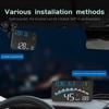 Автомобильный HUD Спидометр Часы Одометр Проекционный дисплей Цифровая GPS-сигнализация Бортовой компьютер Проектор на ветровое стекло Интерьер Cartronics