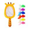 Giraffe Landing Net + 6 Goldfish Set, Korean Bath Toys