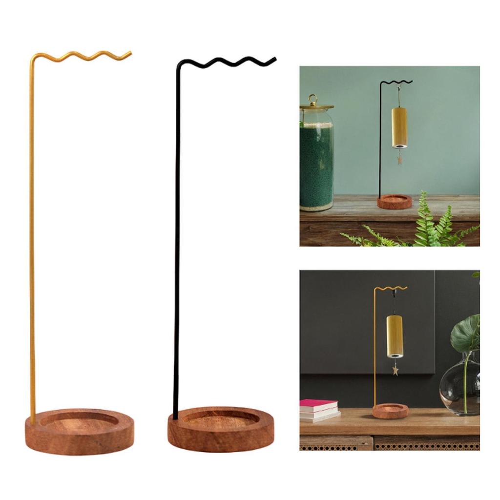 Wind Chime Stand Desk Organization Calligraphy Brush Holder Rack Chinese Writing Brush Hanger for Hanging Pendant Lanterns Home