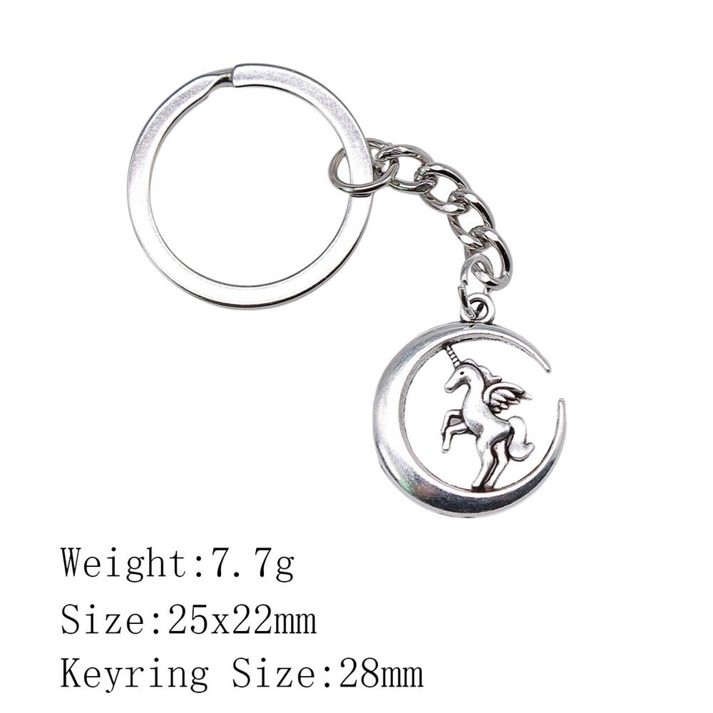 Металлический брелок в виде головы лошади/единорога - 52x51 мм, 19,9 г, Идеально подходит для сумок и домашнего декора
