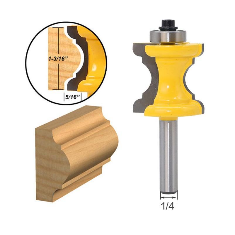 Ручка 1/2 Ручка 1/4 Нож с вогнутым носом Гравировальный станок Деревообрабатывающий нож Линейный нож для стола и стула Дуговой нож Гравировальный станок для кромки двери