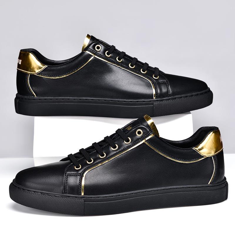 Мужская повседневная обувь из натуральной кожи, модная мягкая спортивная обувь, новое поступление, мужские кроссовки на шнуровке, обувь для ходьбы на плоской подошве, обувь для скейтбординга