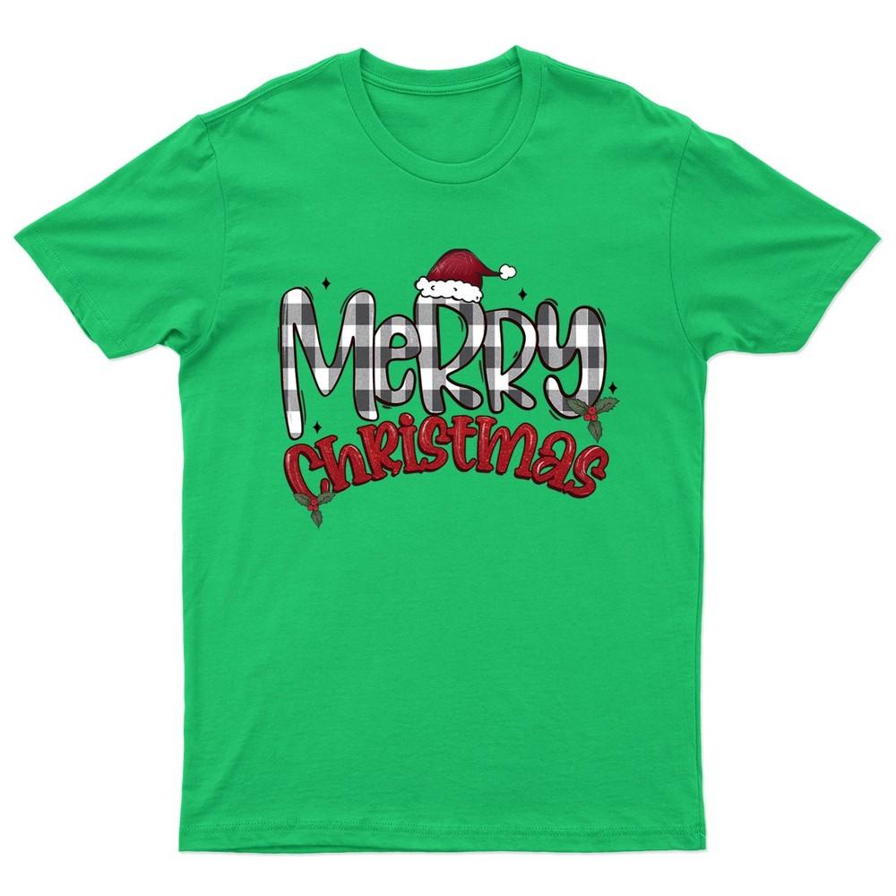 Merry Christmas Holiday Buffalo TShirt Unisex Gift Retro Seasonal Funny Xmas