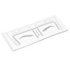 50Pcs Transparent Eyebrow Stencils Stickers Microblading Eyebrow Ruler SelfAdhesive Brow Sticker