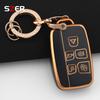 Покрытие ТПУ Чехол для ключа автомобиля Оболочка брелока Для Land Rover Range Rover Evoque Sport Freelander Discovery Velar Для Jaguar Xe Xf Xj