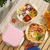 Portable Microwave-Safe Bento Box Students Office Workers - Single Compartment Food Container 900ml PP Plastic Lunch