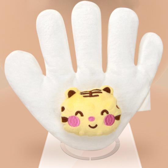 Перчатка для предотвращения испуга у ребенка, утешающая ладонь для ребенка, подушка для руки, автоматическая взбивалка для сна с красными бобами, перчатка-компаньон для ребенка из мультфильма