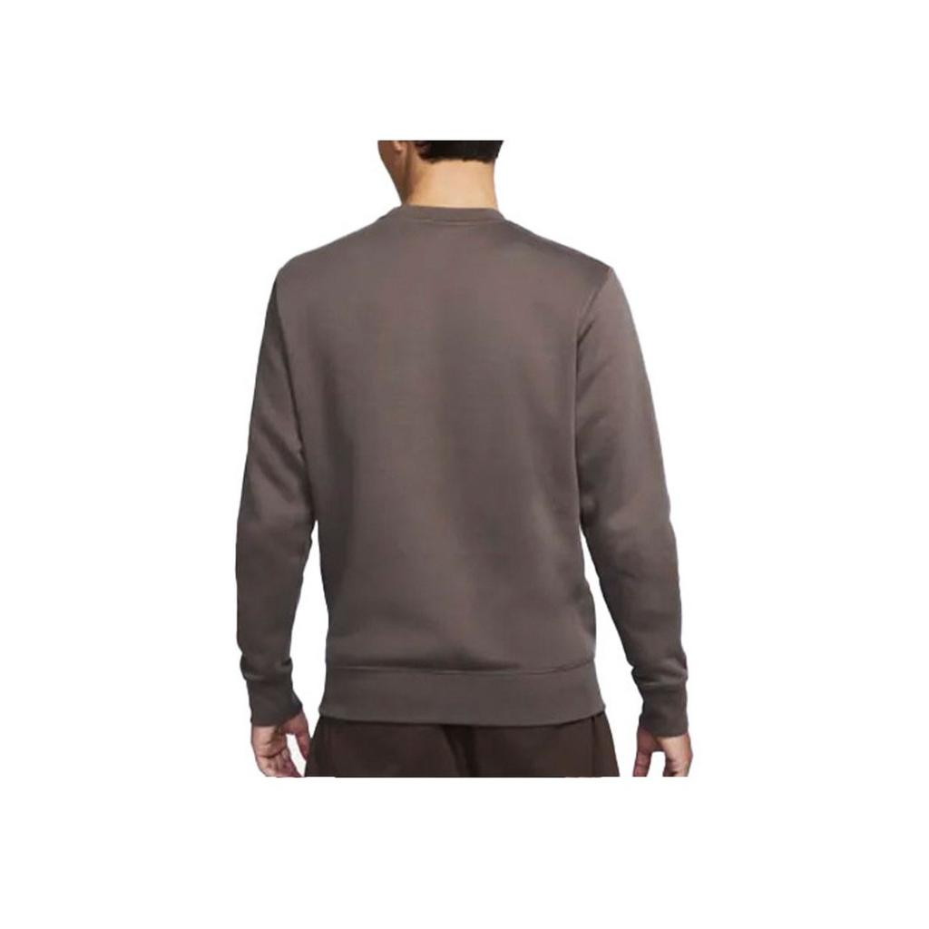 Nike Sportswear Club Fleece Warm-Up Pullover Sweatshirt Men Tops Deep-Brown BV2663-004