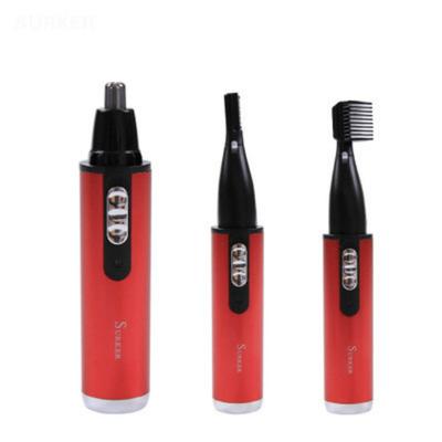 3 в 1 электрический аккумуляторный триммер для волос в носу, бритва для волос в ушах, инструменты для личной гигиены