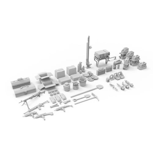 AK Interactive 1/35 Масштаб Армия обороны Израиля (ЦАХАЛ) Набор деталей стрелкового оружия и аксессуаров Пластиковая модель AK35006