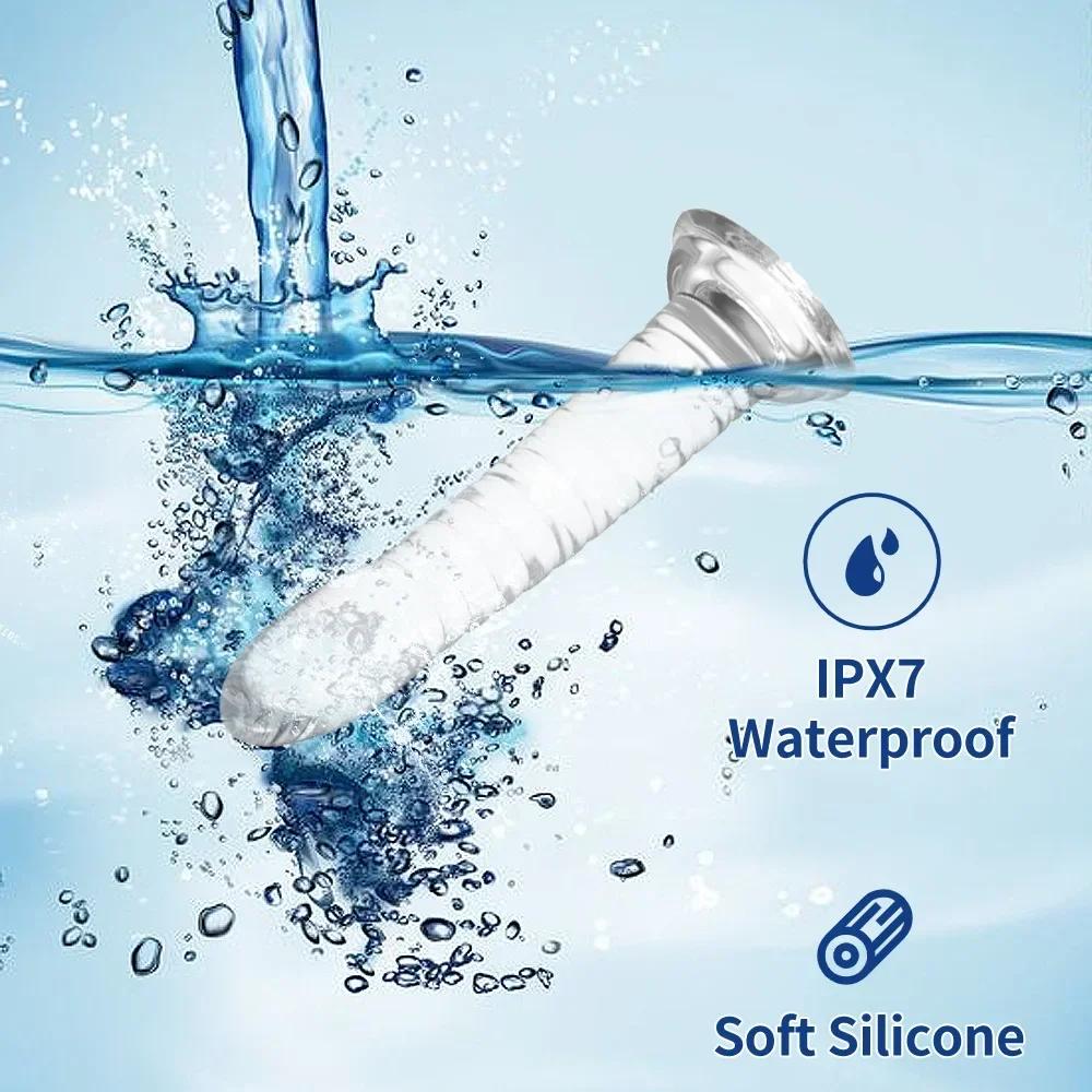 Мягкий Реалистичный Анальный Дилдо Анальная Пробка Массажер Простаты Взрослые Гей Анальные Бусины Стимуляция Точки G Клиторальные Секс-Игрушки для Мужчин Женщин