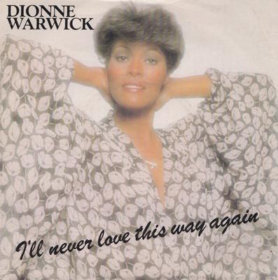 7-дюймовая пластинка DIONNE WARWICK - I'll Never Love This Way Again ARIST276 Arista 1979 UK Соул/Фанк Б/У