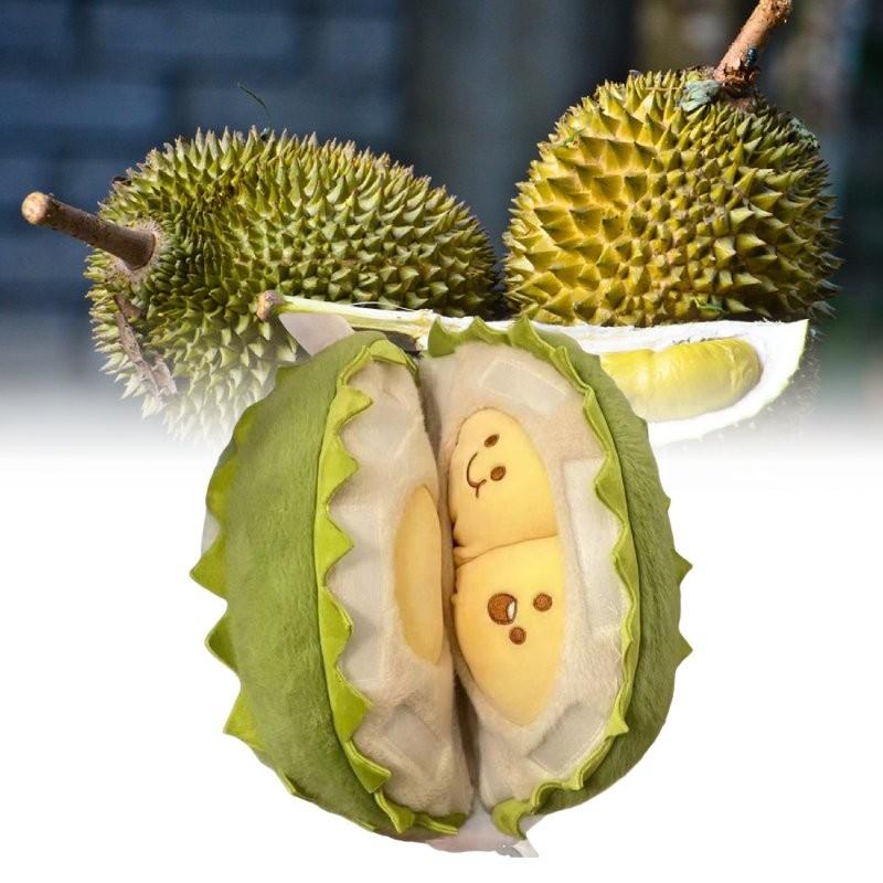 Removable Plush Durian Toy Dolls Soft Room Decoration Ornament Gifts Children