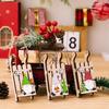 Christmas Tree Hanging Decor Wooden Christmas Sleigh Ornament Wood Gnomes Pendant Home Office Party Diy Christmas Decoration