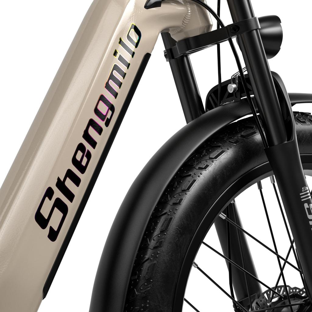 Bicicleta Eléctrica Shengmilo S700 Doble Motor 2000W, 50 km/h, 80-90km Autonomía, Batería Samsung 48V 17.5AH, Frenos Hidráulicos