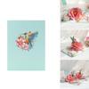 3D Popup Hummingbird Flower Postcard Foldable Blessing Card Handmade Greeting Card with Envelope Anniversary Gifts