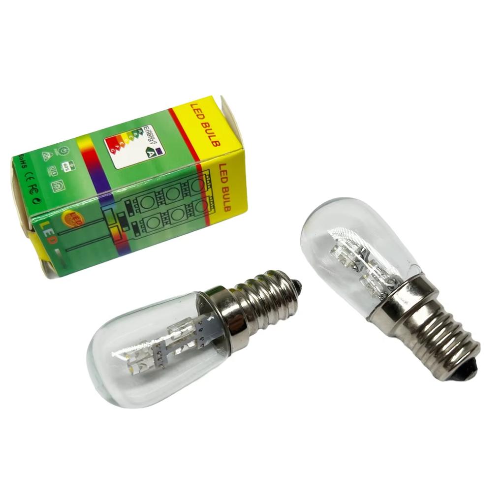 2PCS E12 LED Light Bulbs 0.5W Refrigerators 3000k-6500k Indicator Appliance Luminaire Lighting Lights 220V Lamp Corn Home