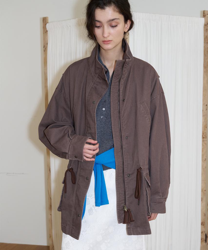 POETSEOUL Faded Field Jacket_Rose Brown