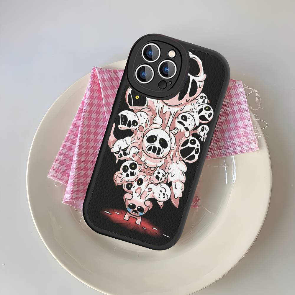 Игра The Binding Of I-Isaac Для IPhone 16 15 14 13 12 11 Pro Max Plus Ударопрочный Кожаный Мягкий Чехол для Телефона