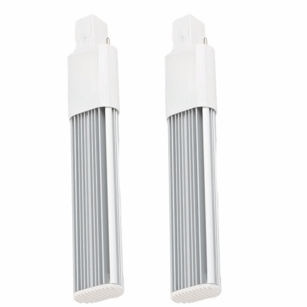 2 Pack 2-Pin LED Bulb G23/GX23 PL Horizontal Lamp Horizontal Installation