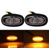 3x Amber Front Grille LED Lights Side Marker Lamps For Ford F150 Raptor 2017-19
