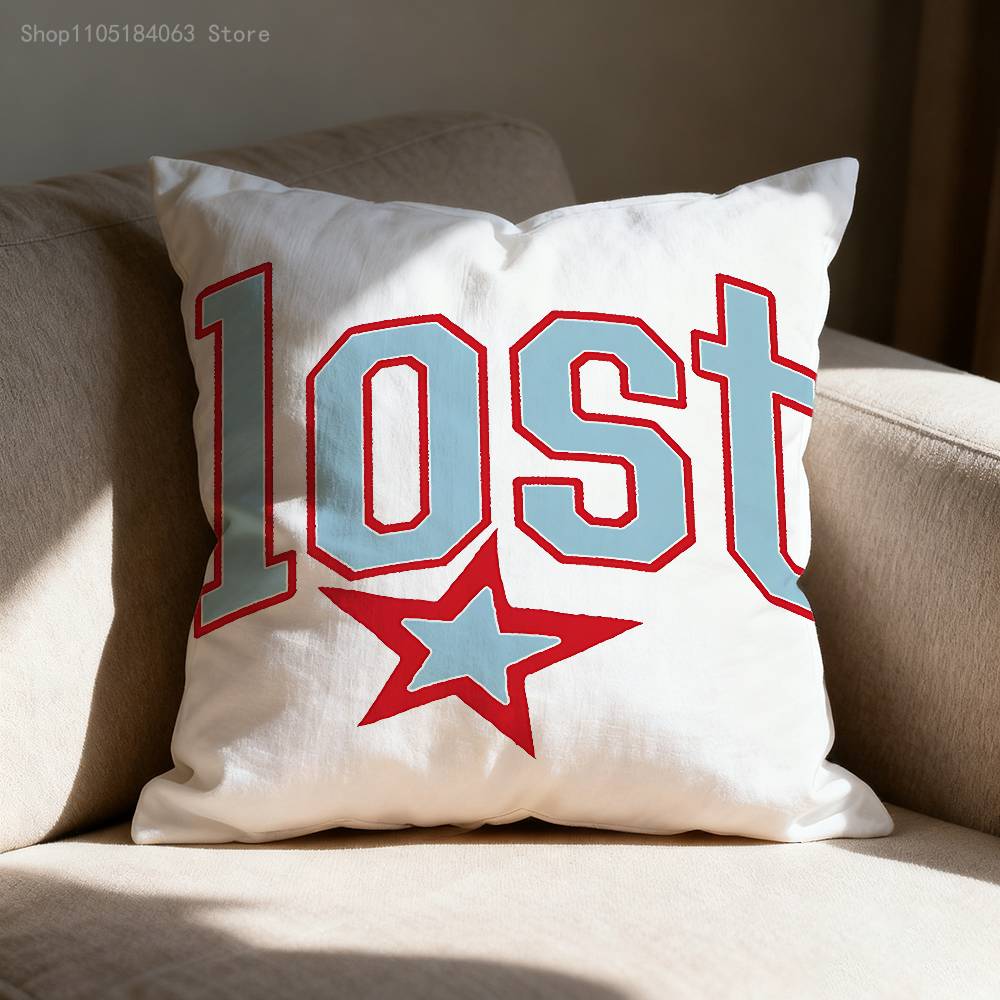 Потерянная Американа MGK Наволочка для декоративной подушки 30x30см 40x40см 45x45см 50x50см 55x55см Квадратная наволочка для диванной подушки