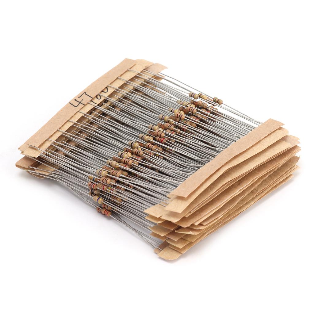 300Pcs Carbon Film Resistor 30 Values 5percent Graphite Assortment Set DIY 10 Ohm 1M Ohm 1 6W
