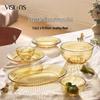 VISIONS Corning Crystal Glass Dinnerware Set