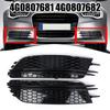 Pair Front Bumper Fog Light Grille Cover 4G0807681 4G0807682 For A6 C7 Front Grille Grill Replacement Parts