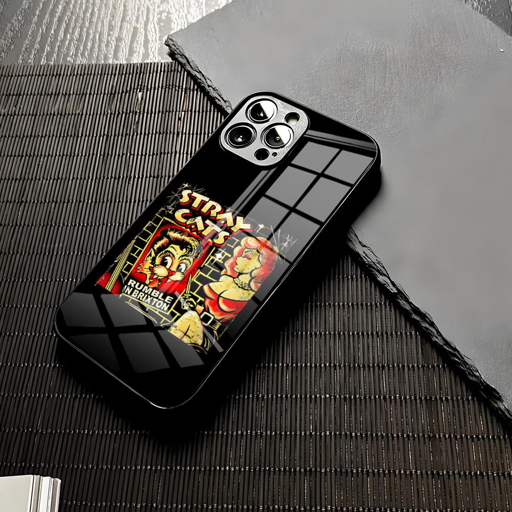 Stray Cats Rockabilly Slim Newly Arrived Phone Case For Iphone 16 15 13 12 Fire Protection 14 11 Pro Max Mini X Xr Xs 8 7 Puls 6