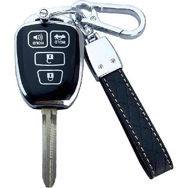 Чехол для брелока, совместимый с Toyota Highlander Camry RAV4 Corolla Tacoma Avalon Venza Yaris, аксессуары в виде ракушки