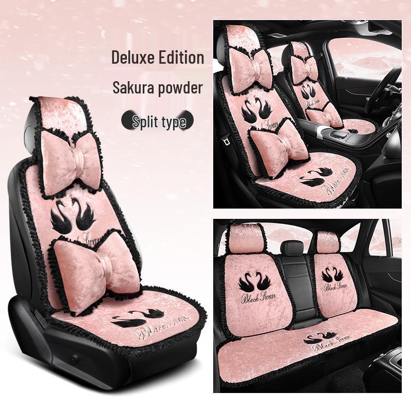 Теплая плюшевая подушка на сиденье для BYD Yuan, Song Pro, Qin Plus DMI, Dolphin, Seal, Destroyer 05
